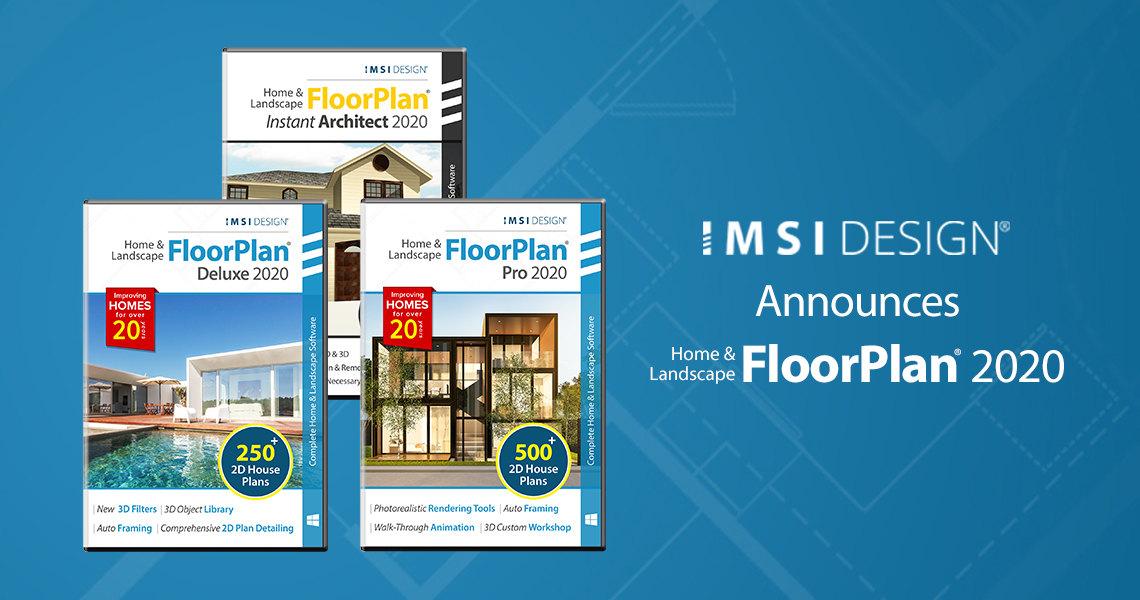 IMSI Design Releases FloorPlan® 2020 
