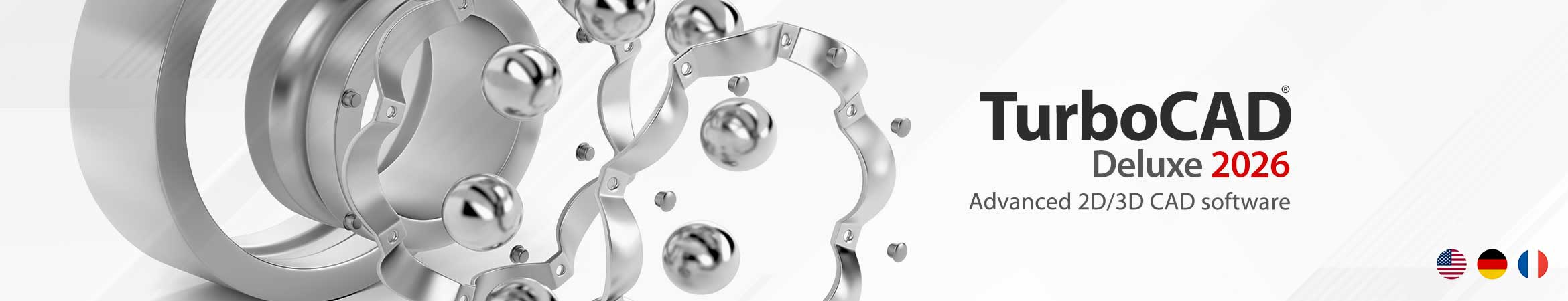 TurboCAD Deluxe 2025 - Advanced 2D/3D CAD Software