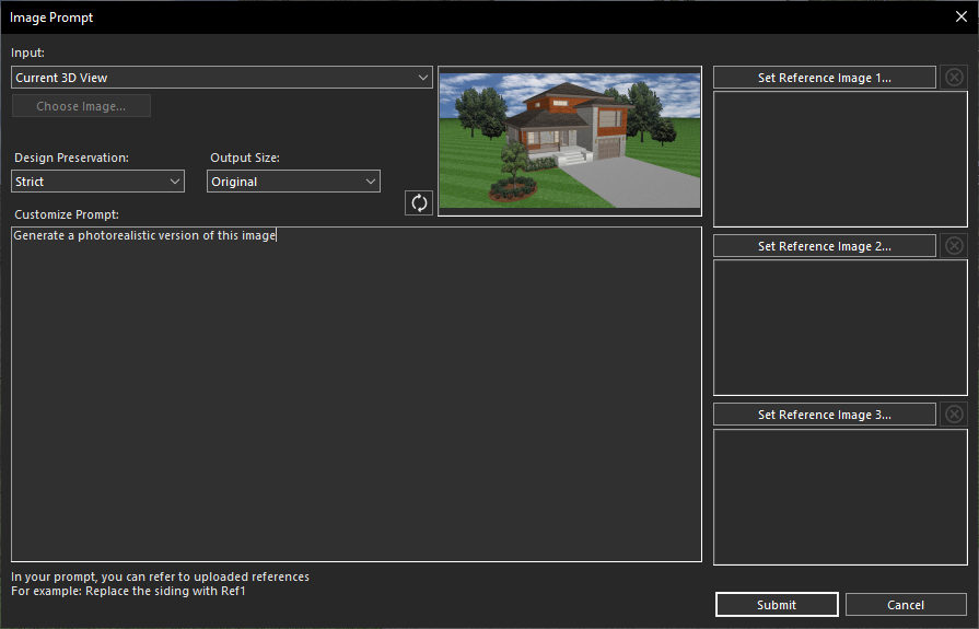 Creating a prompt for Photorealistic rendering