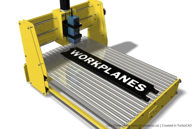 CNC Machine 3D CAD Model