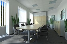 Meeting Room Interior Design CAD Model & Rendering