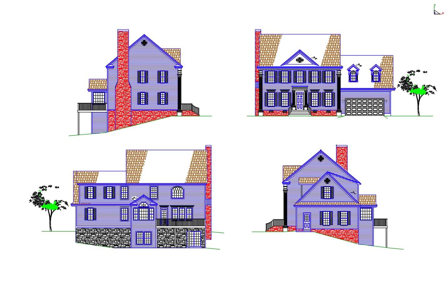 2D Four View, original design