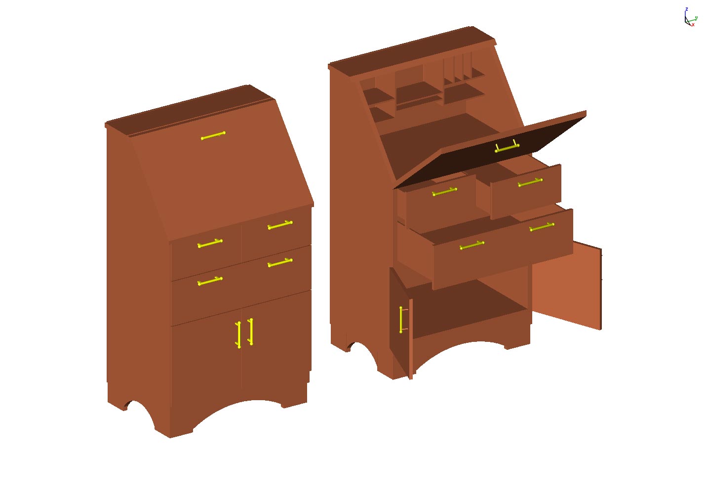 Secretary Desk, original design