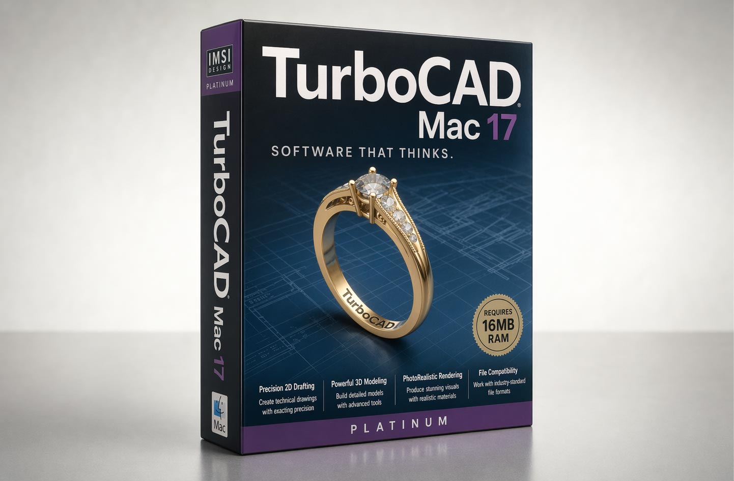 Ring Packaging Mockup, rendered by Copilot