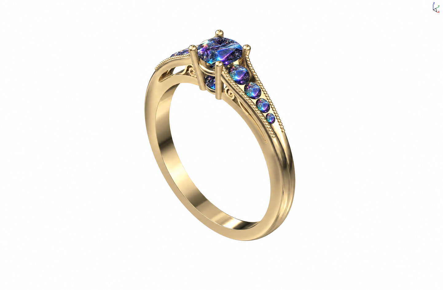 Futuristic Gem Concept, rendered by Copilot