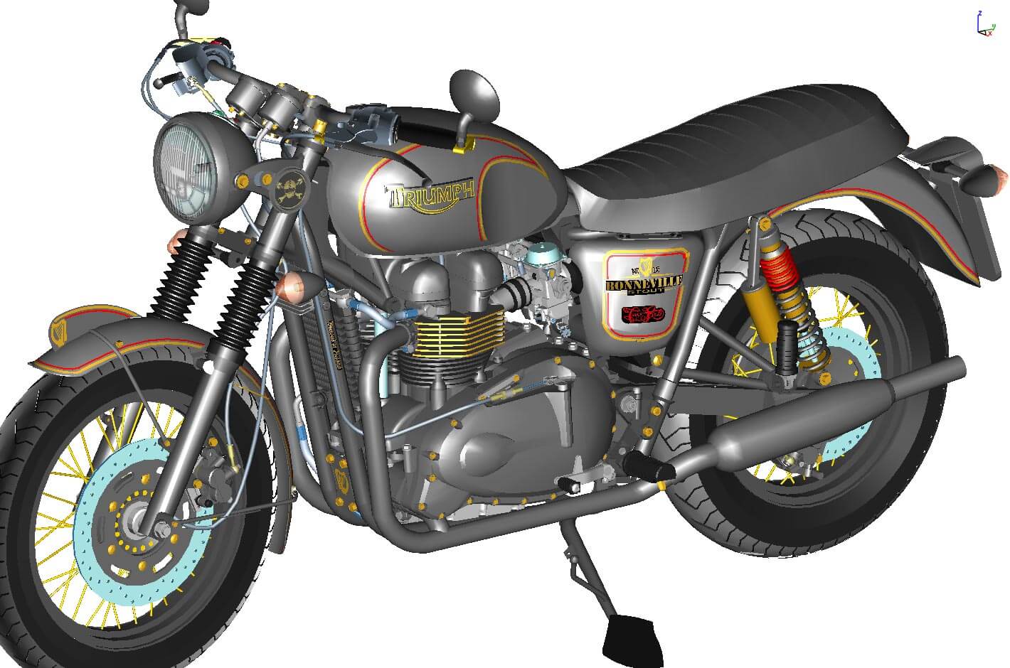 Motorcycle Study, original design