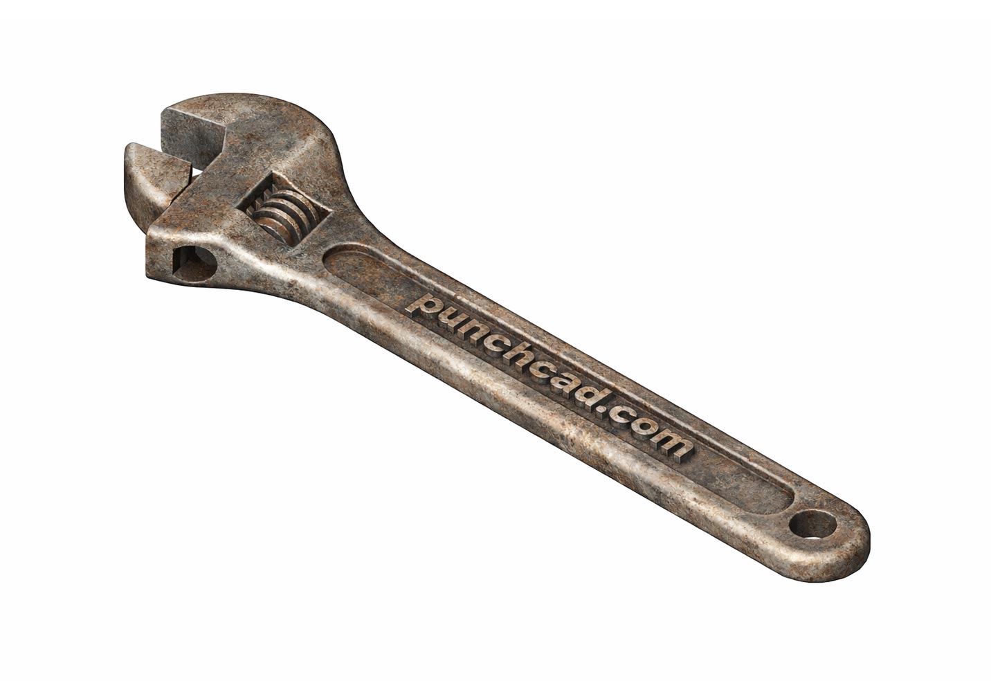 Wrench model rendered by Copilot: Aged