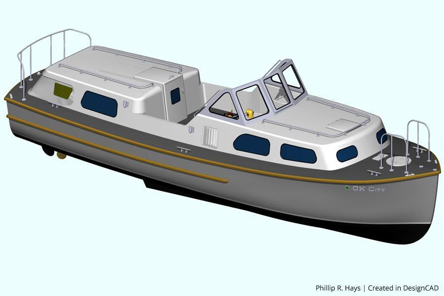 12-Meter-Personenboot