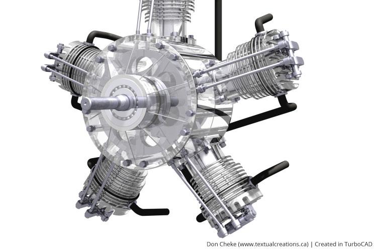 Sternmotor, Konstruktion