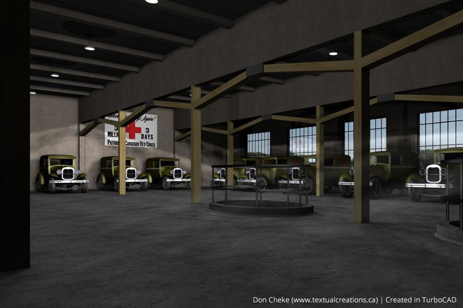 Red cross garage