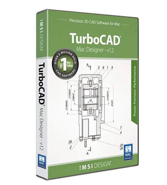 TurboCAD Mac Designer 2D v12